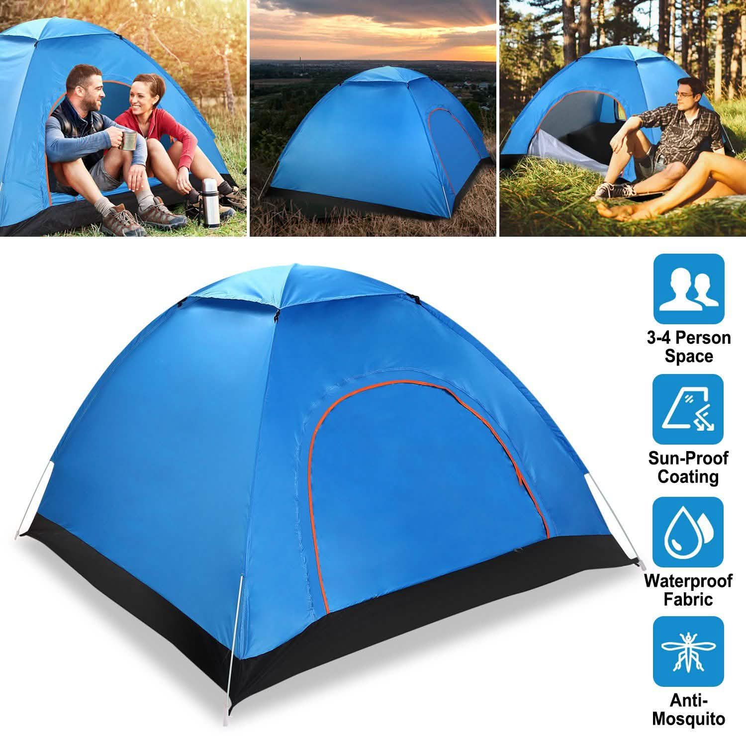 4 Persons Camping Waterproof Tent by DailySale
