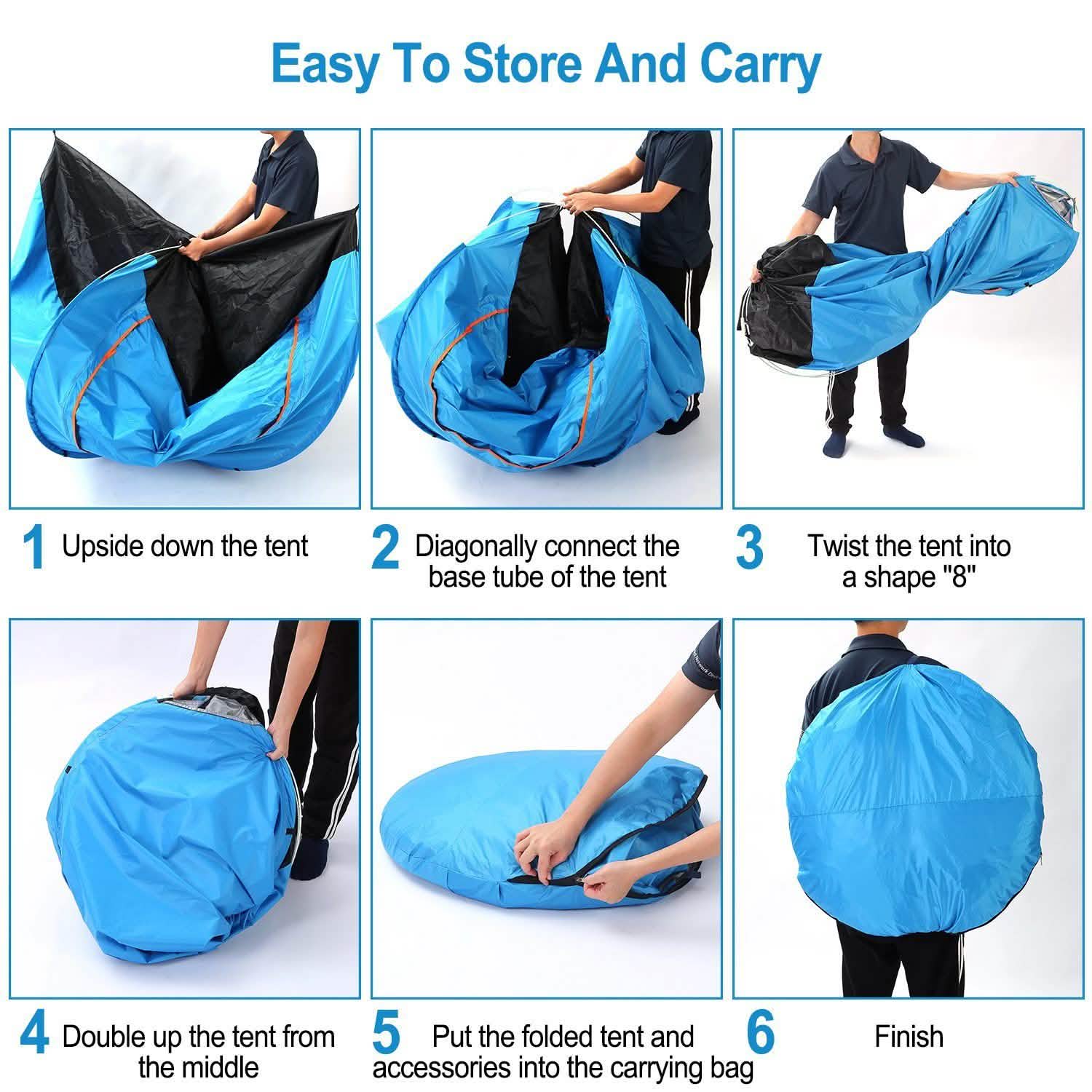 4 Persons Camping Waterproof Tent by DailySale