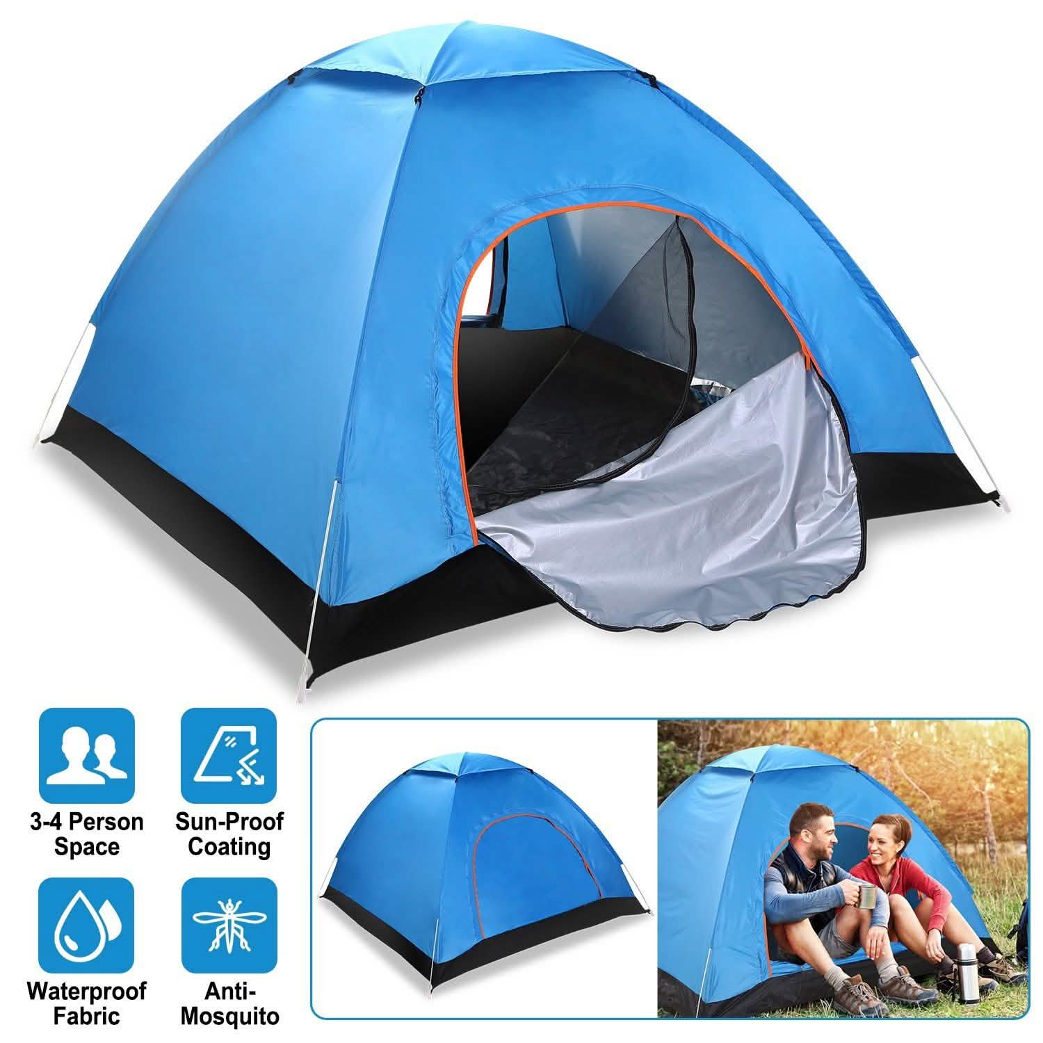 4 Persons Camping Waterproof Tent by DailySale