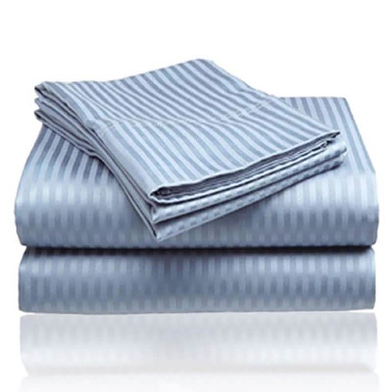 4-Piece: 1800 Series Brushed Microfiber Dobby Striped Sheet Set by DailySale
