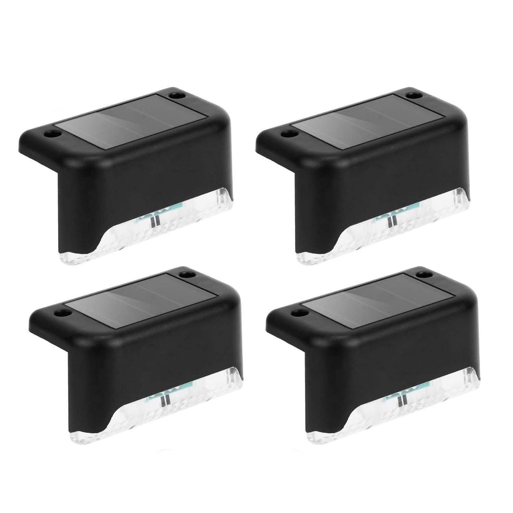 4-Pieces: Solar Powered LED Step Lights by DailySale