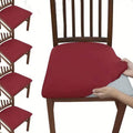 4-Pieces: Solid Color Brushed High Elastic Chair Cover by DailySale
