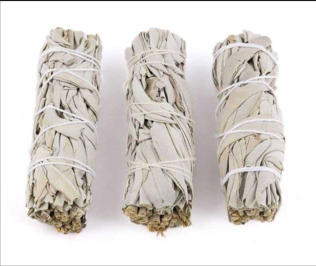 White Sage Smudge Stick (4 in.) by Sacred Crystals