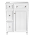Transitional Style Bathroom Vanity Cabinet With Ceramic Sink by Unique Piece Furniture