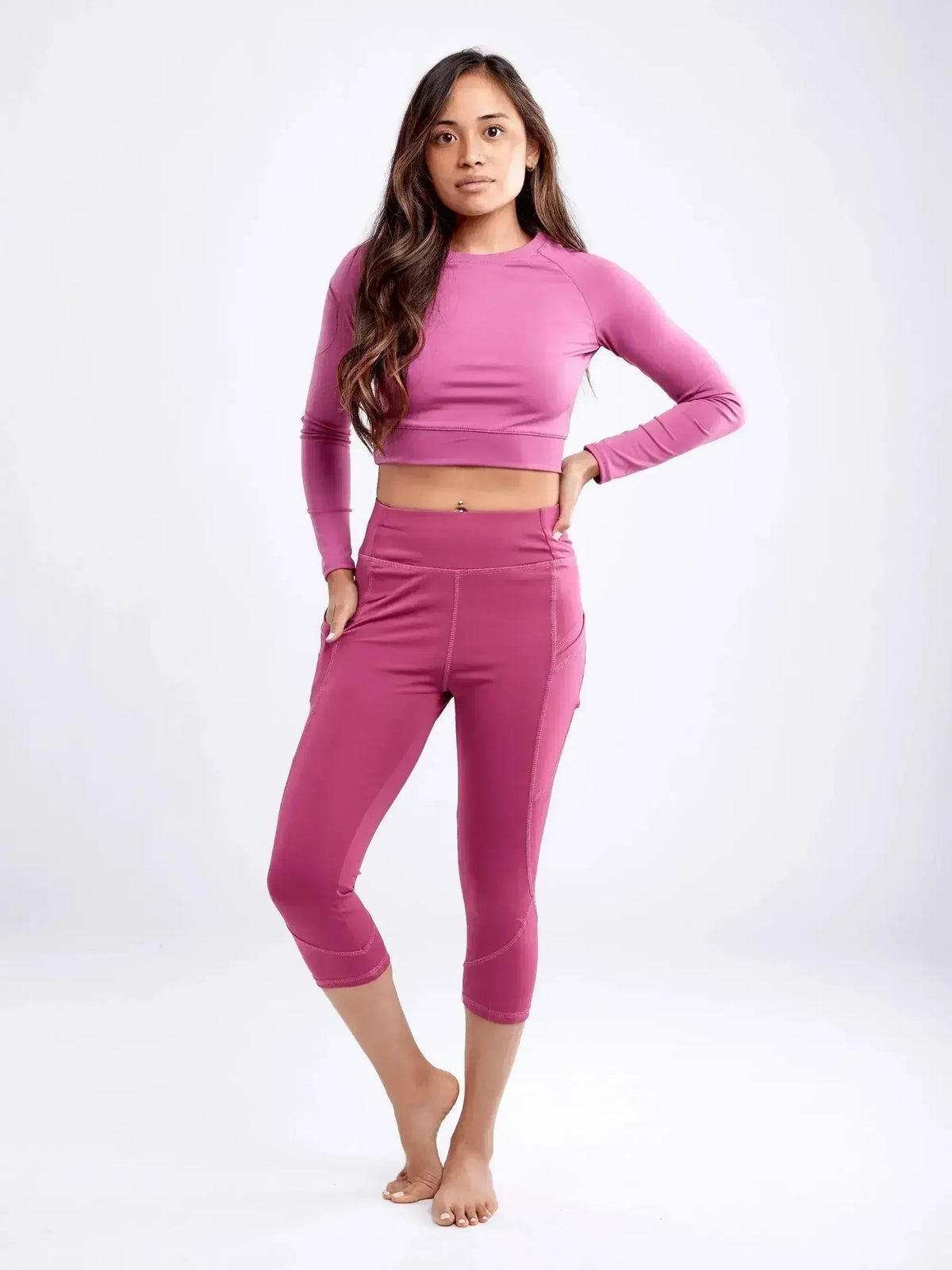 Long-Sleeve Crop Top by Femstylo