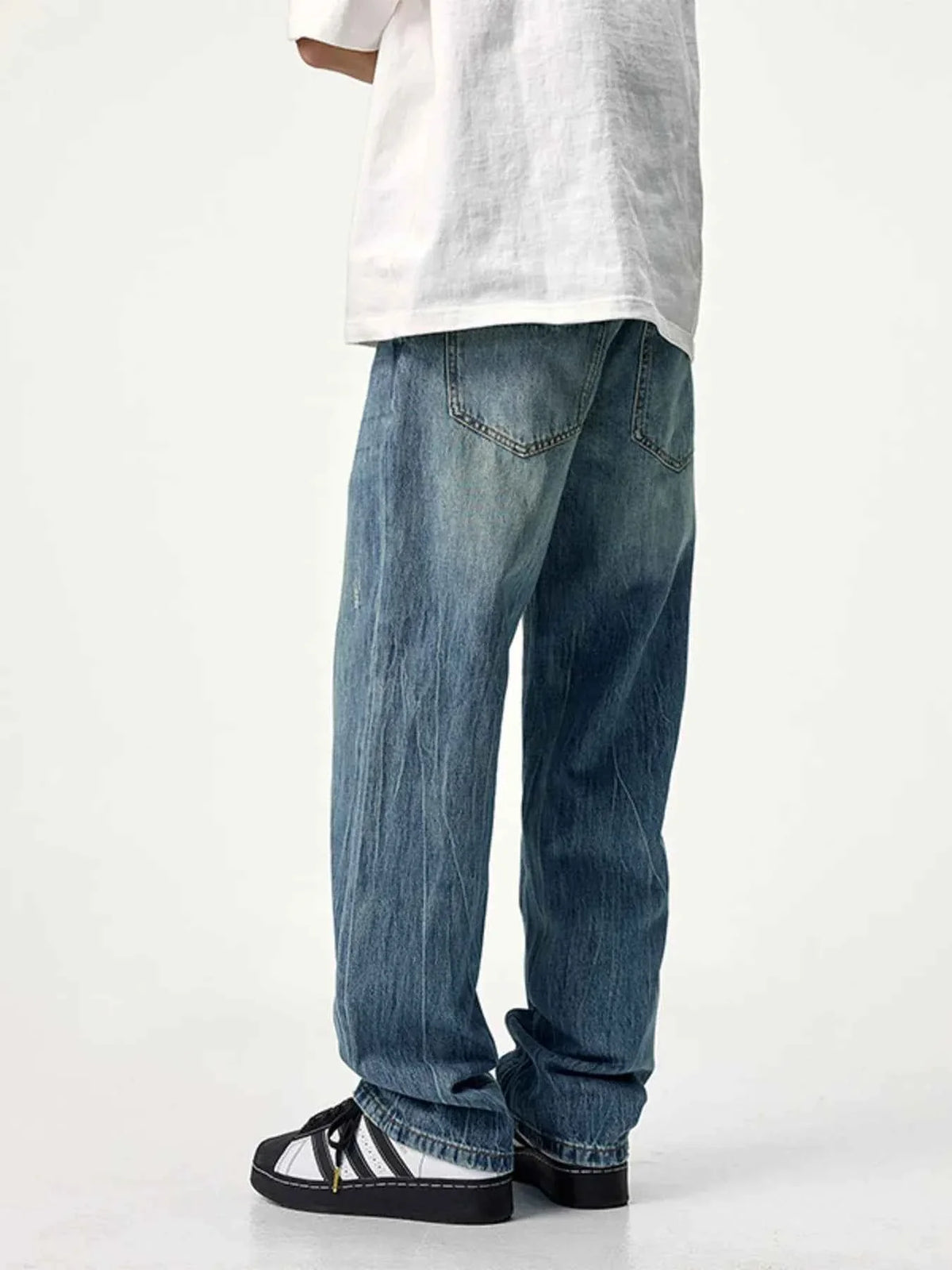 Men's Wide Leg Jeans by ꫀꪶꫀᧁꪖꪀᥴꫀ ꠸ꪀᥴ..