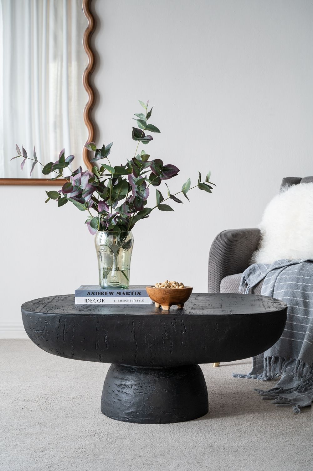 Organic Design Oval Coffee Table by Unique Piece Furniture