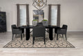 Catherine 5-piece Rectangular Dining Table Set Black by Unique Piece Furniture