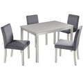 Dining Table Set, Table With A Rectangular Table And Upholstered Chairs by Unique Piece Furniture