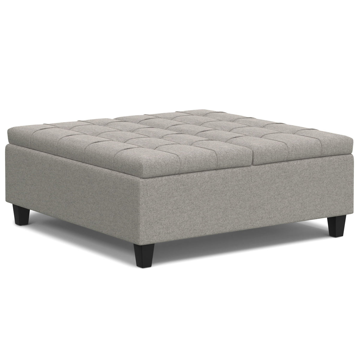 Harrison - Upholstered Coffee Table Storage Ottoman by Unique Piece Furniture