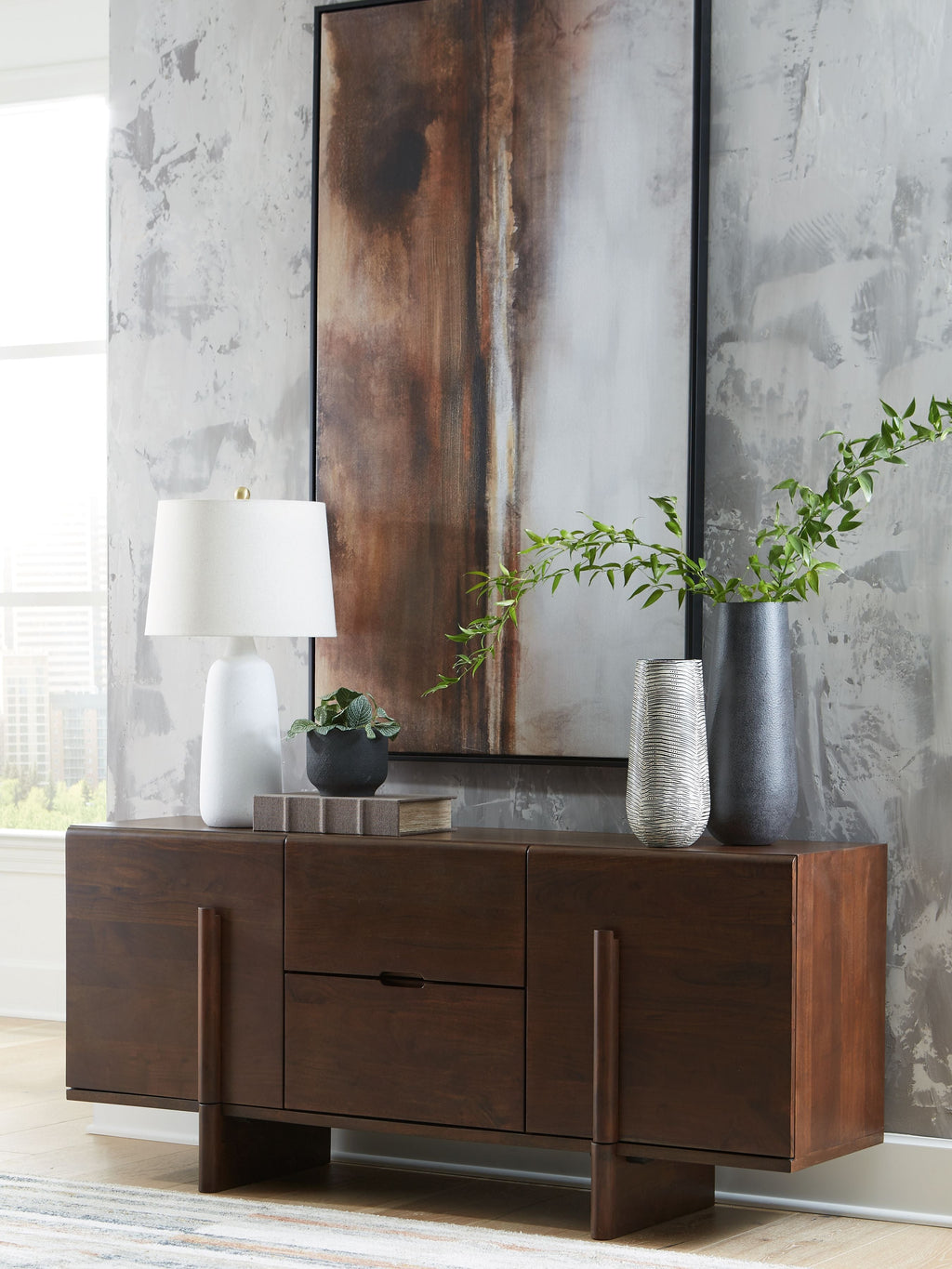 Kydler - Accent Cabinet - Medium Brown by Unique Piece Furniture