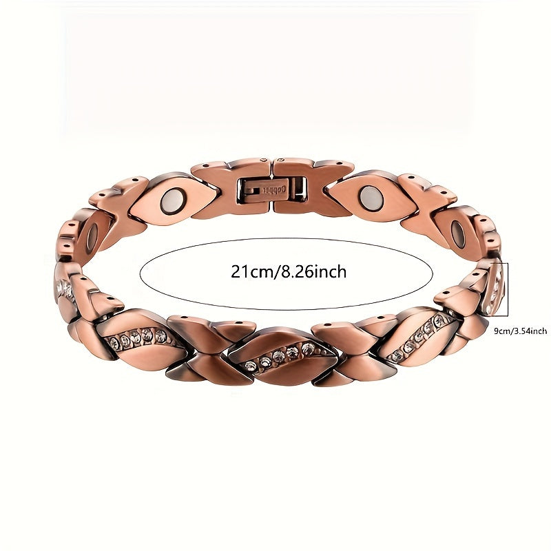 Magnetic Energy Therapy Pain Relief Copper Bracelet For Men And Women by DailySale