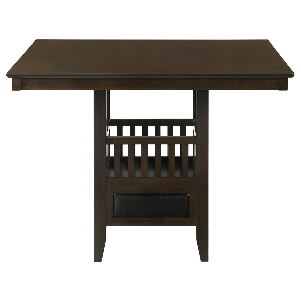 Jaden 5-piece Square Counter Height Dining Set Espresso by Unique Piece Furniture