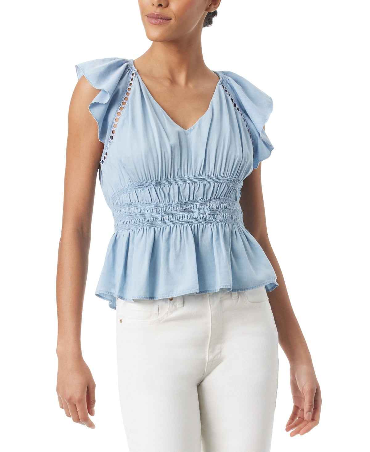 Sam Edelman Size S Blue New Blouse SS by Sweet Repeats