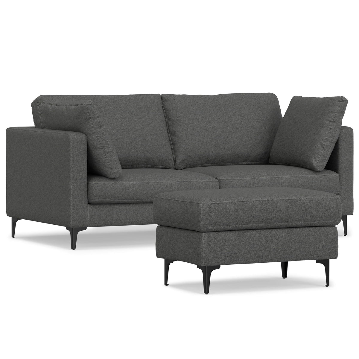 Ava - Mid Century Sofa With Ottoman Set by Unique Piece Furniture