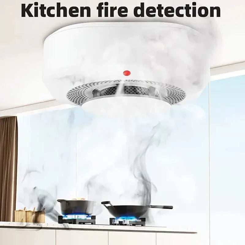 WiFi Smoke Alarm – Smart Fire Detector for Home & Business by DailySale