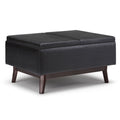 Owen - Tray Top Small Coffee Table Upholstered Storage Ottoman by Unique Piece Furniture