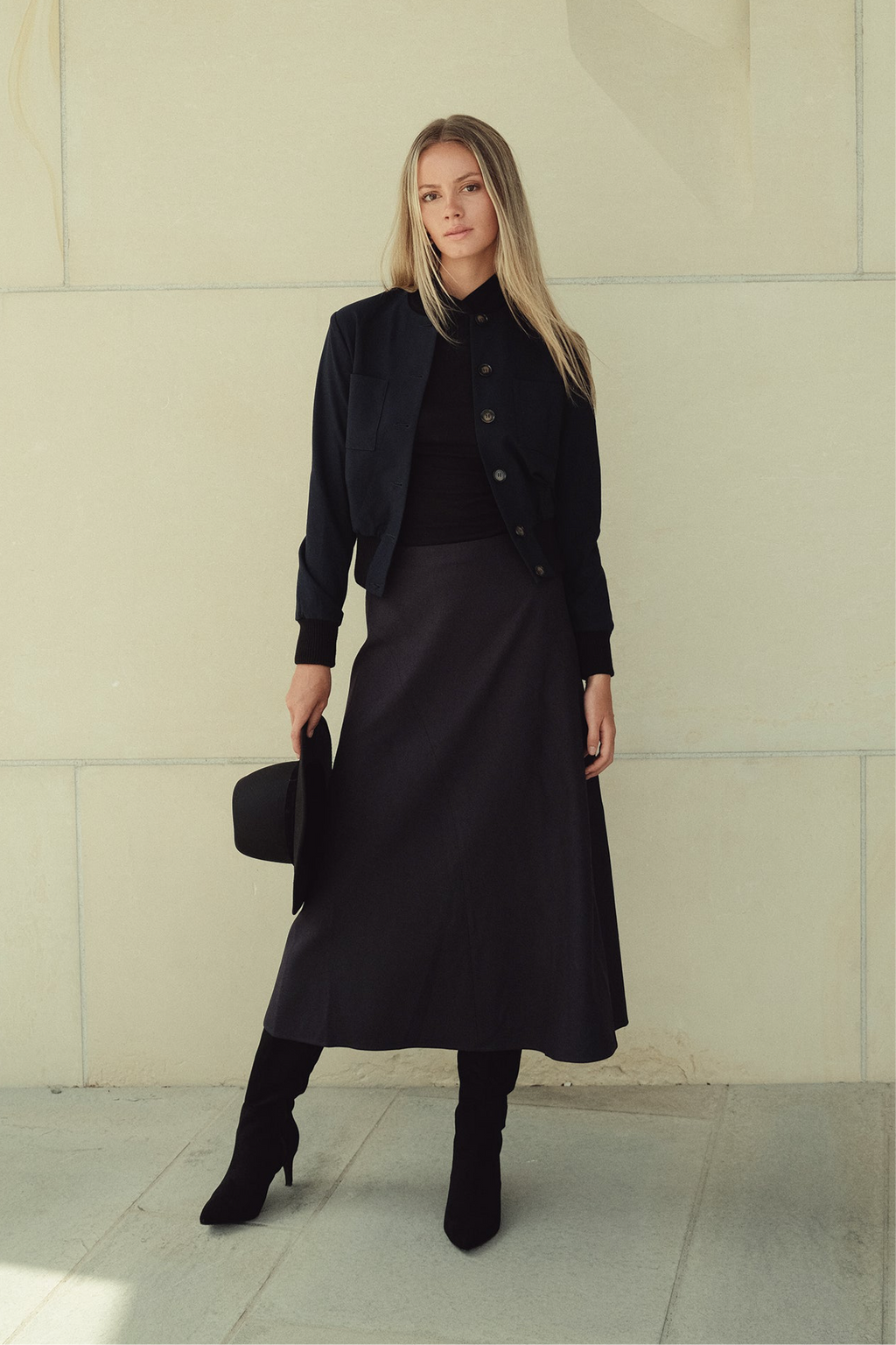 Basic Seam A Skirt by profile-nyc