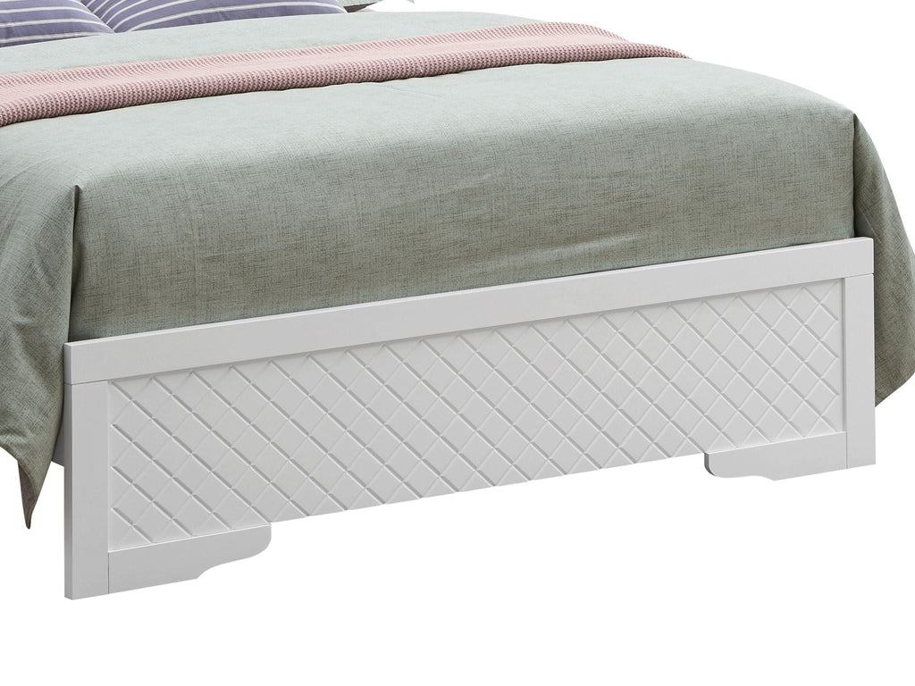 Bed With LED Light Accents Headboard by Unique Piece Furniture