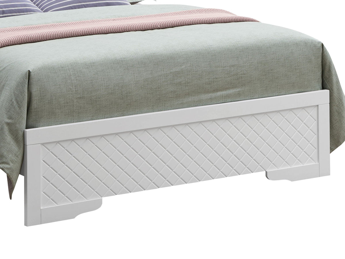 Bed With LED Light Accents Headboard by Unique Piece Furniture