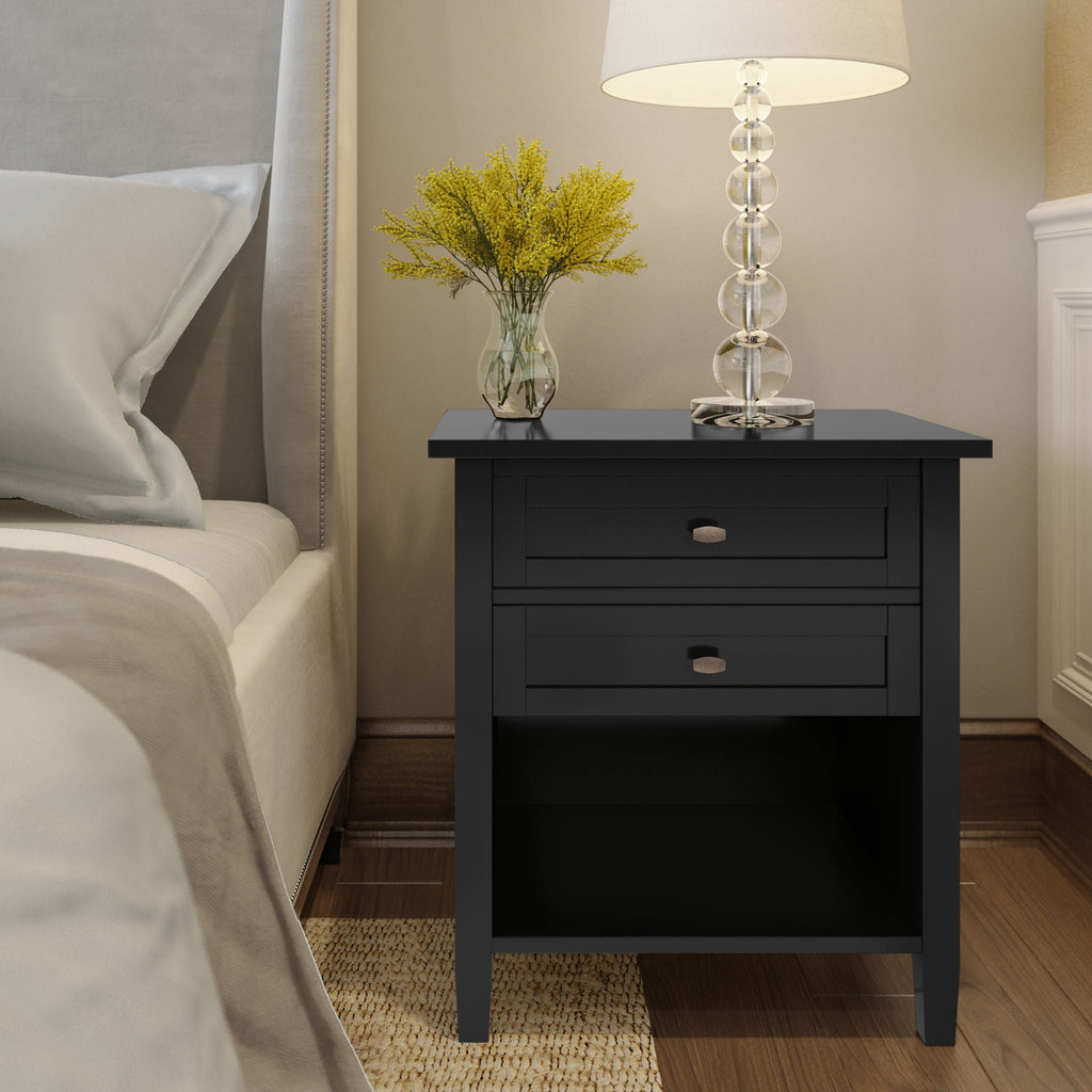 Warm Shaker - Handcrafted Bedside Table by Unique Piece Furniture