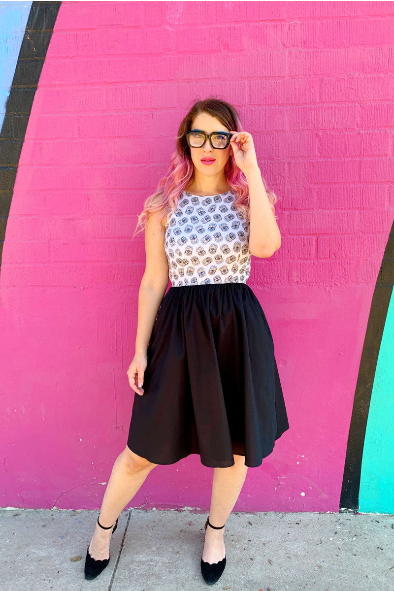 Hedgehog Twofer Dress by Retrolicious