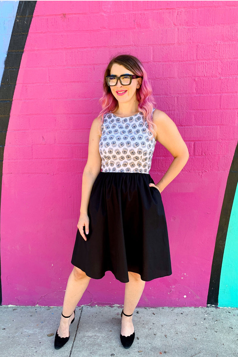 Hedgehog Twofer Dress by Retrolicious