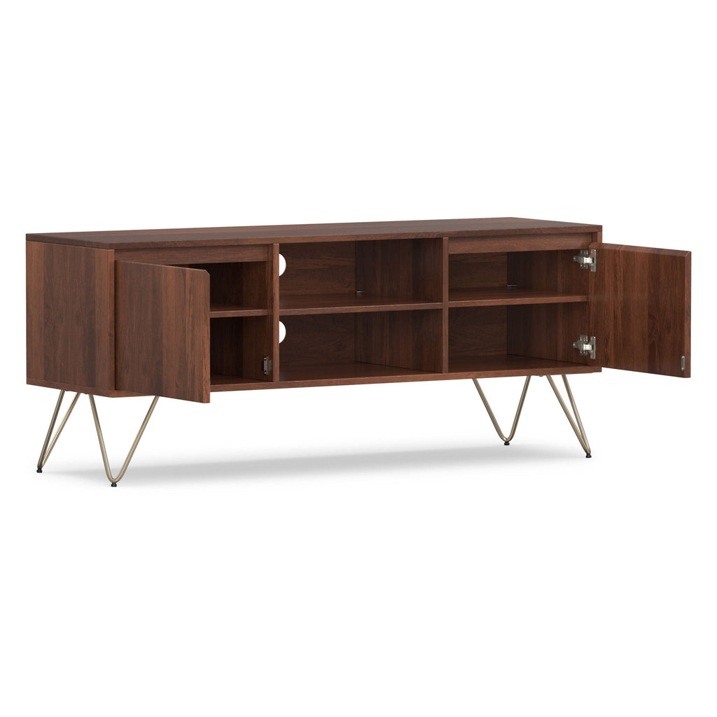 Hunter - TV Media Stand - Umber Brown Stain by Unique Piece Furniture