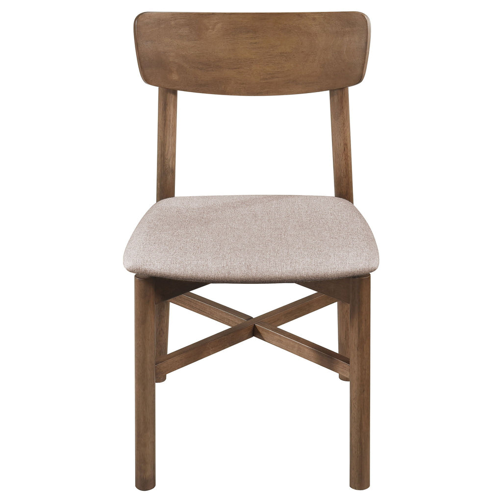 Parkridge Dining Side Chair Natural Walnut (Set of 2) by Unique Piece Furniture