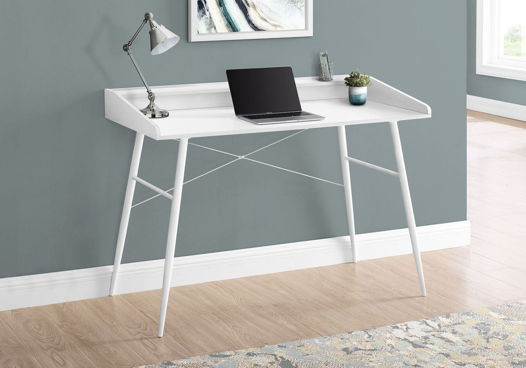 Computer Desk For Home Office, Laptop Storage Shelves, Contemporary & Modern by Unique Piece Furniture