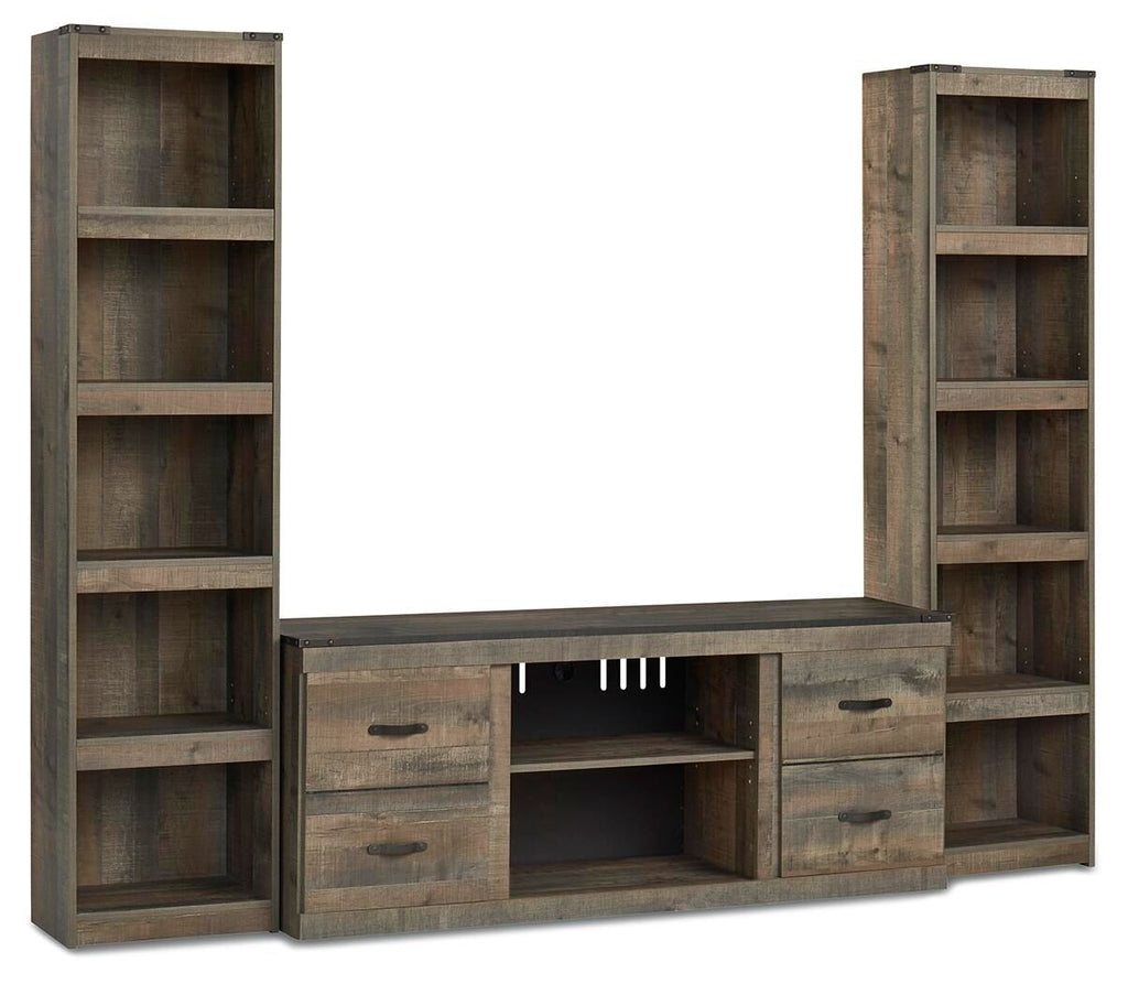 Trinell - 3-Piece Entertainment Center - Brown by Unique Piece Furniture