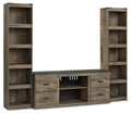 Trinell - 3-Piece Entertainment Center - Brown by Unique Piece Furniture
