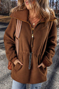 Audrey Half Zip Fleece Pullover by Threaded Pear