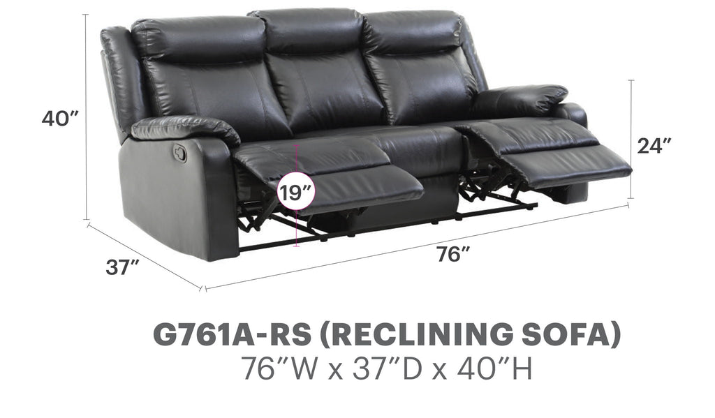 Contemporary Three Seater Sofa by Unique Piece Furniture