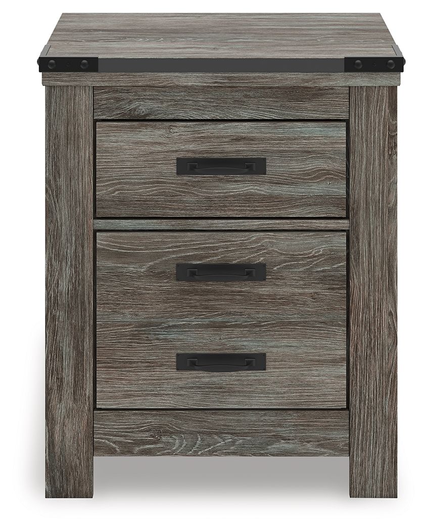 Frandern - Two Drawer Night Stand - Gray by Unique Piece Furniture