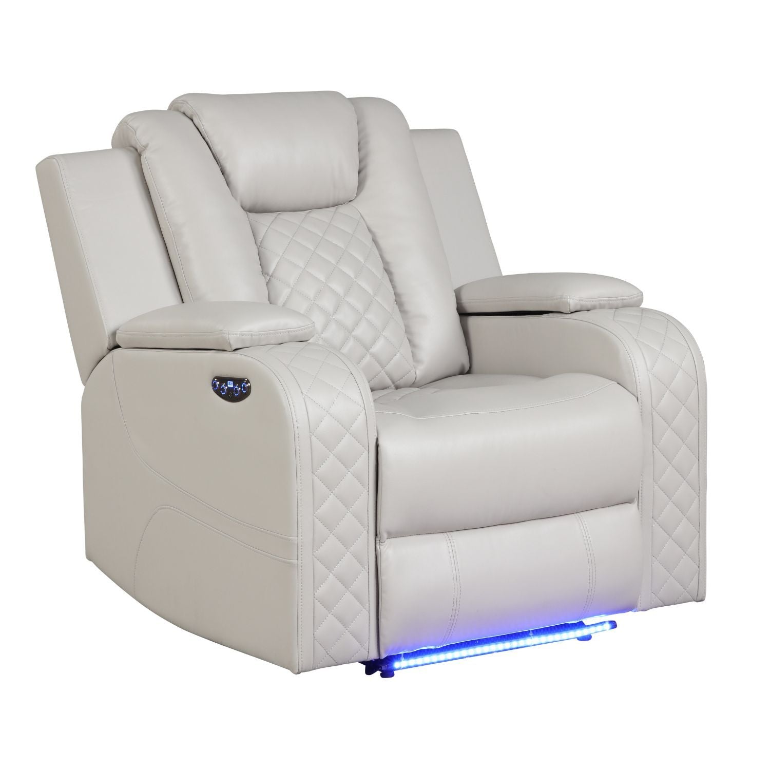 Benz - LED & Power Recliner Chair by Unique Piece Furniture