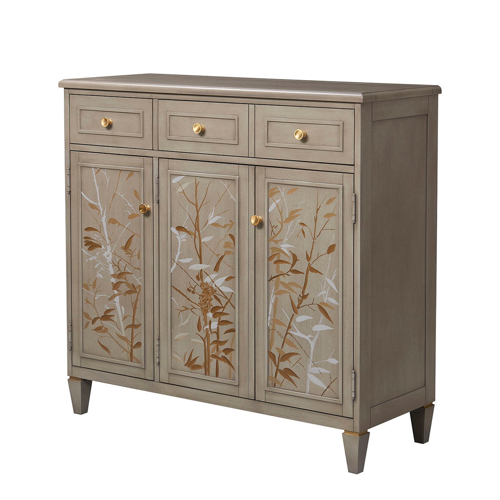 Dauphin - Handpainted Entryway Storage Cabinet - Gray Cashmere by Unique Piece Furniture