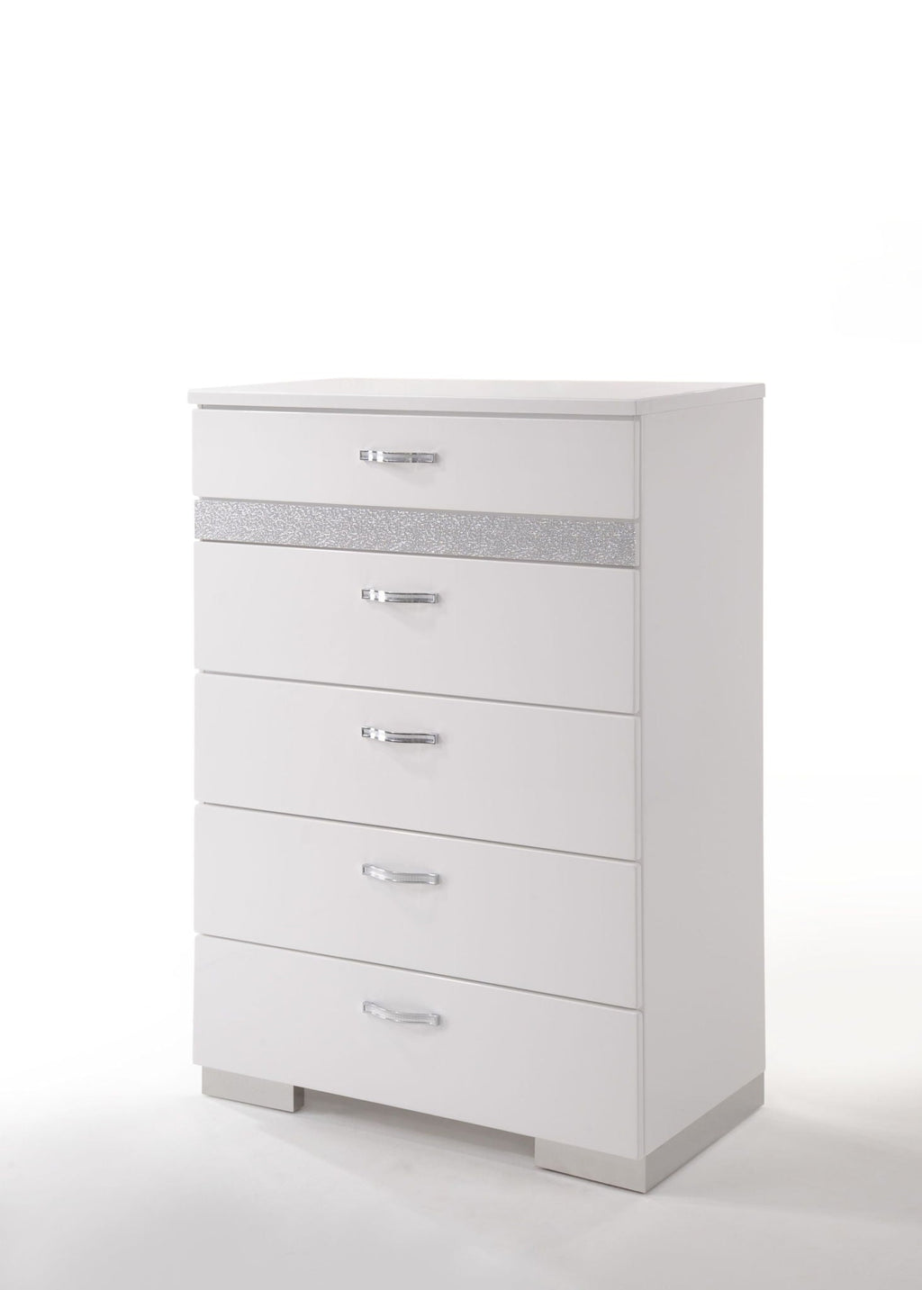 Naima II - High Gloss Chest - White by Unique Piece Furniture