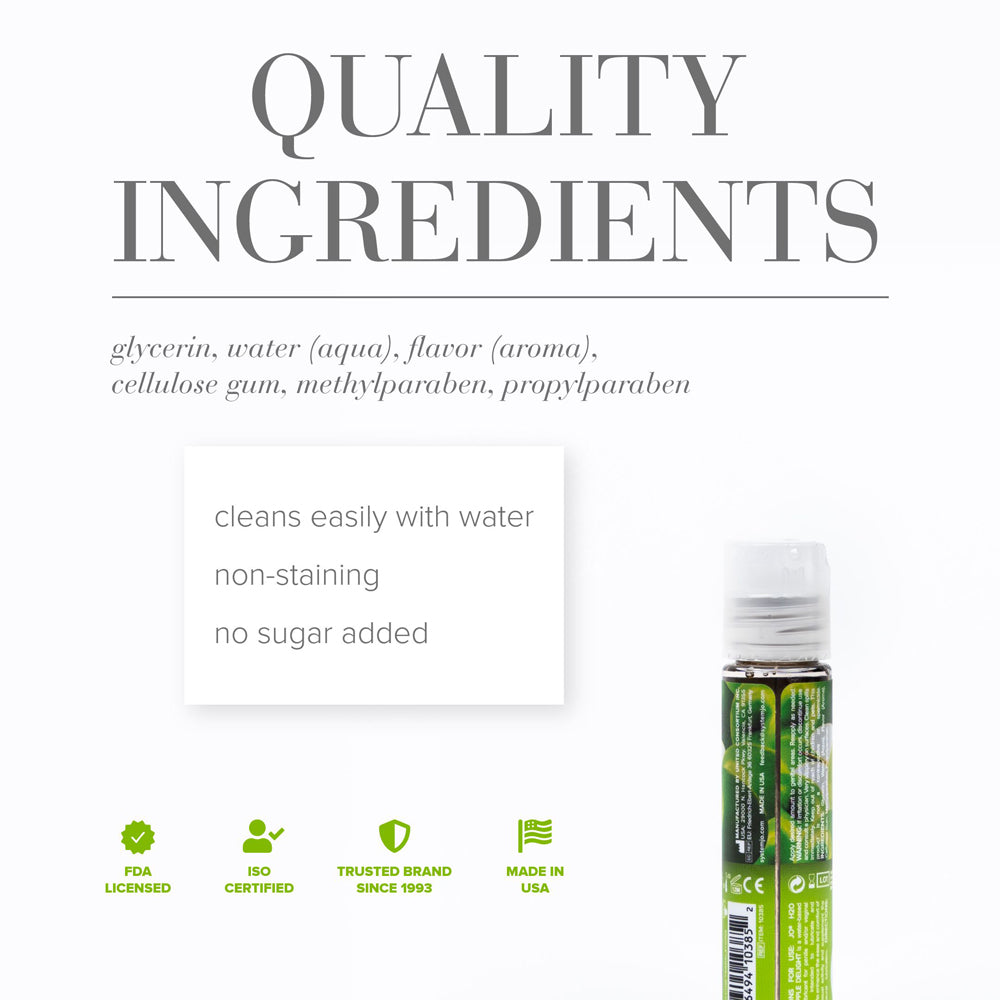 JO H2O Green Apple Delight Flavored Water-Based Lubricant 1 oz. by System Jo