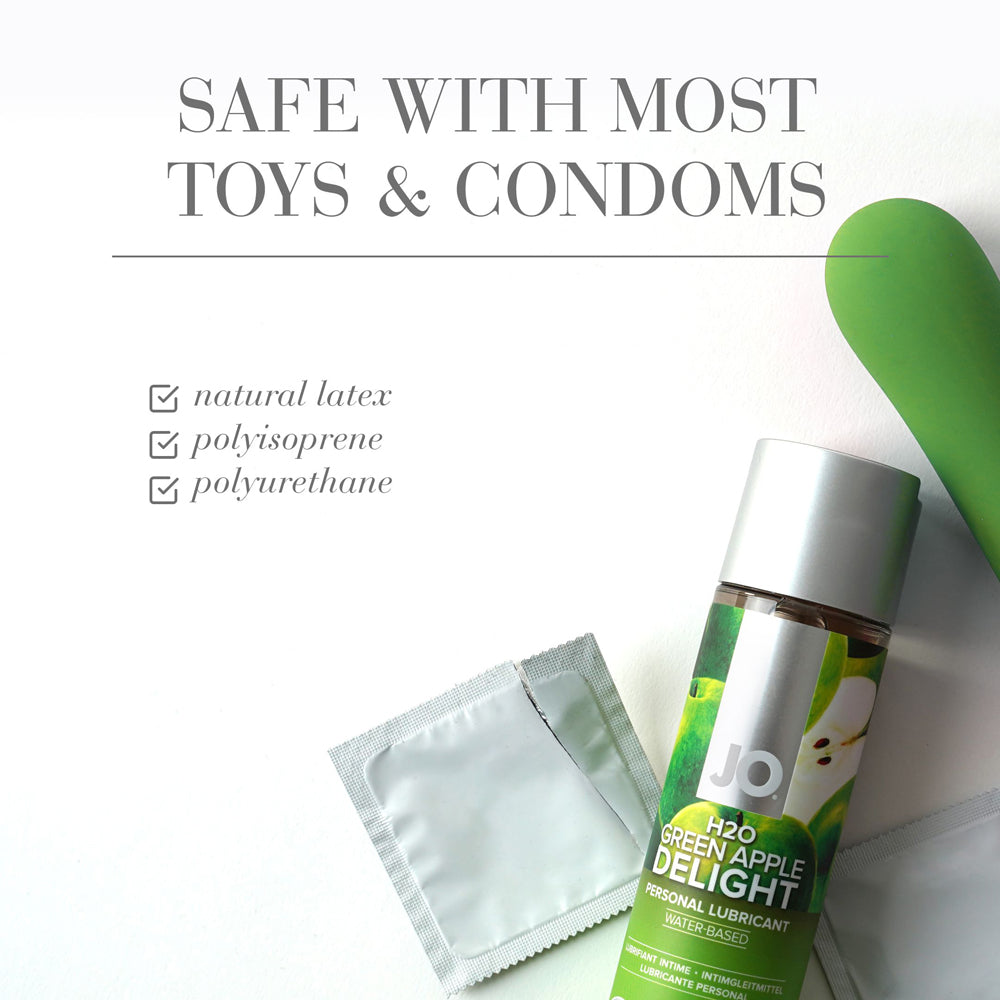 JO H2O Green Apple Delight Flavored Water-Based Lubricant 1 oz. by System Jo