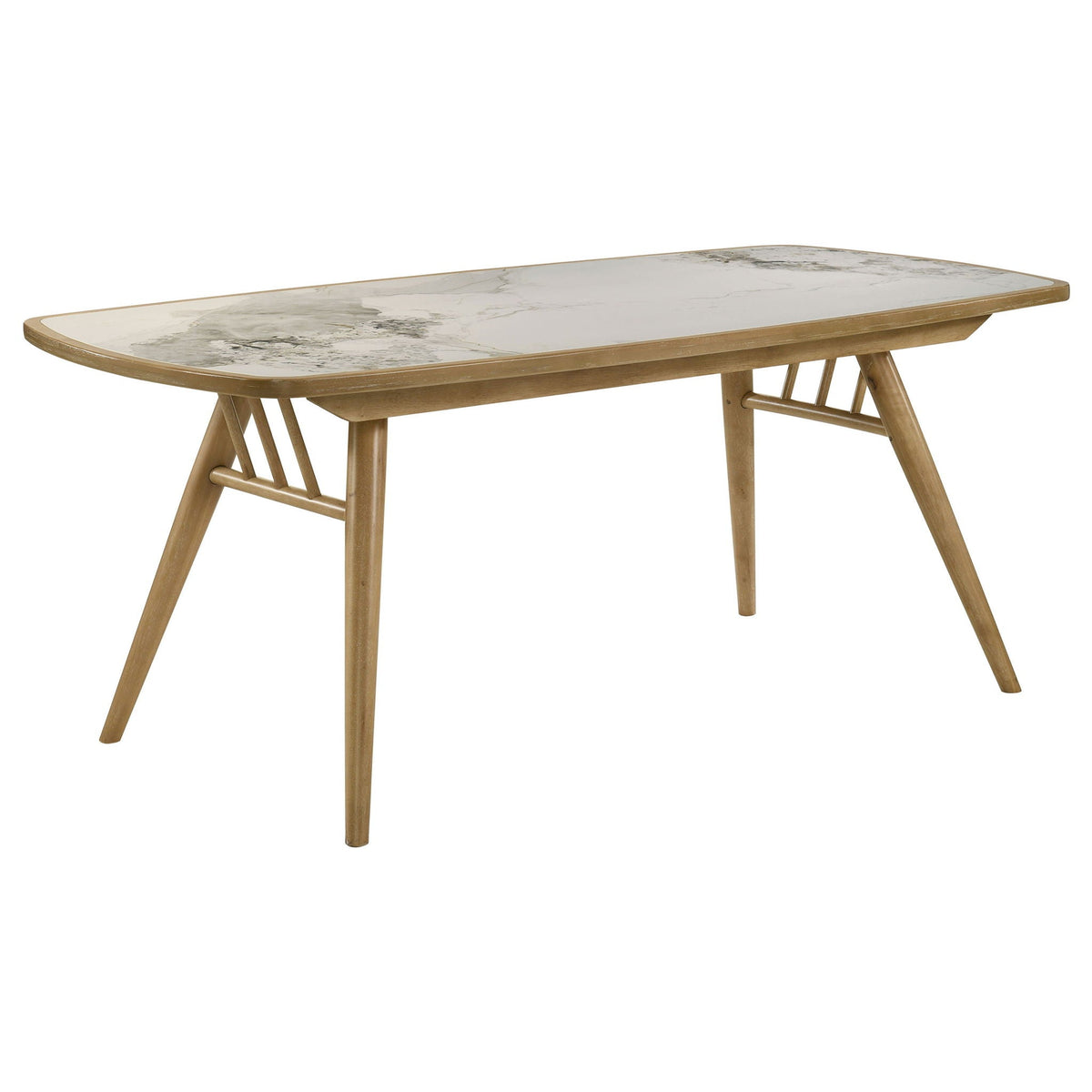 Croyden 73-inch Rectangular Dining Table Weathered Natural by Unique Piece Furniture