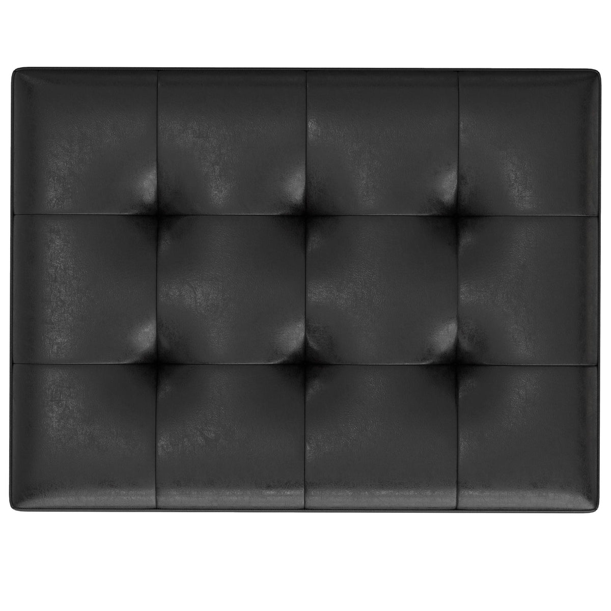 Shay - Large Square Coffee Table Storage Ottoman Mid-Century Style by Unique Piece Furniture