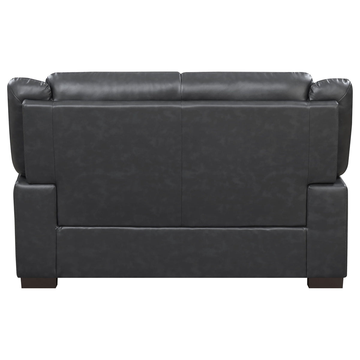 Arabella Upholstered Padded Arm Loveseat Grey by Unique Piece Furniture