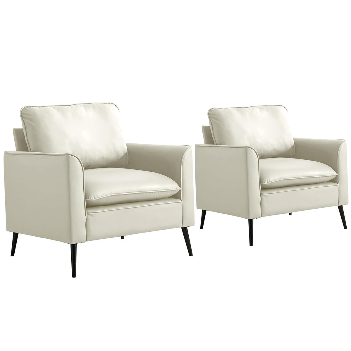 Nordic Retro Light Luxury Upholstered Sofa Chair by Unique Piece Furniture