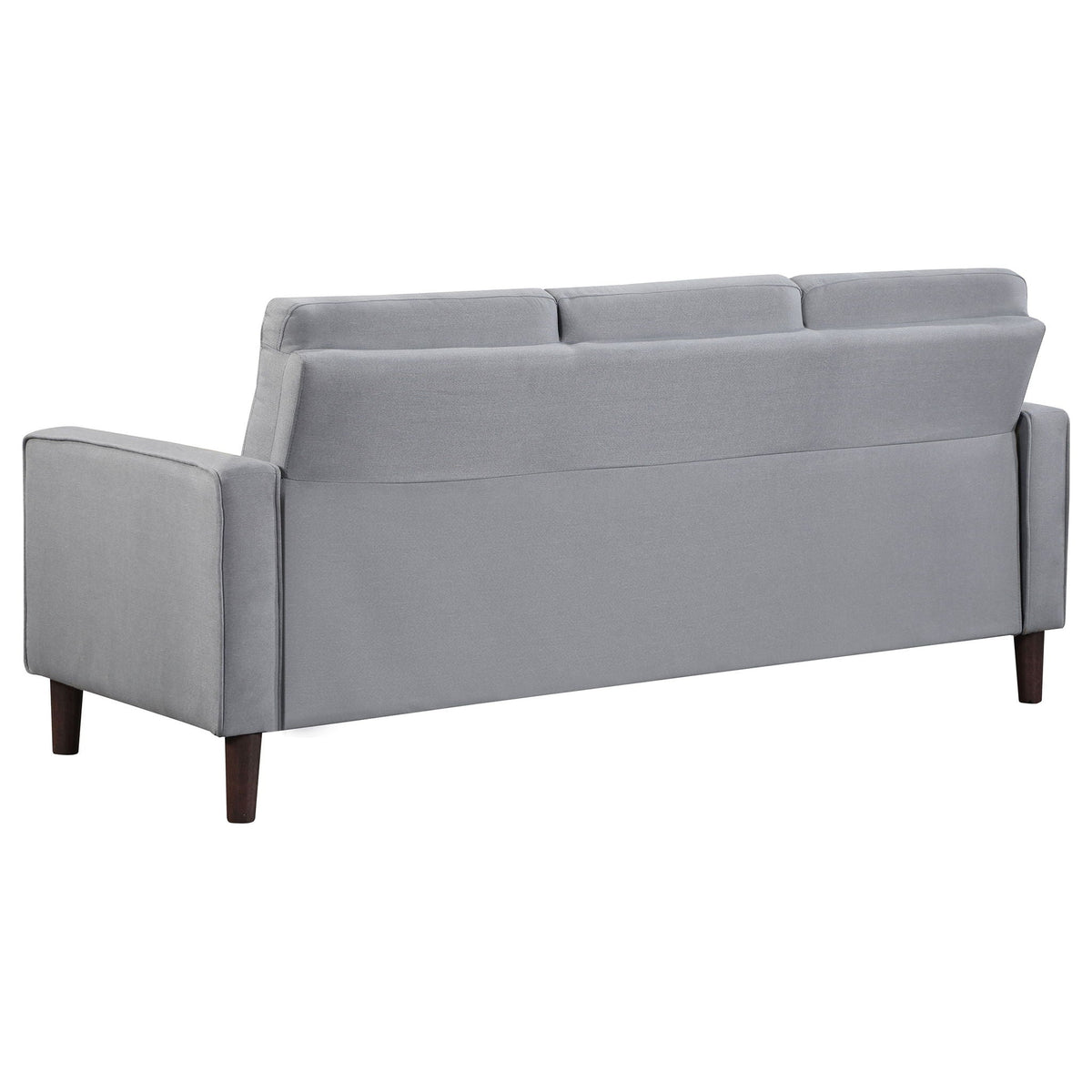 Bowen 2-piece Upholstered Track Arm Tufted Sofa Set Grey by Unique Piece Furniture