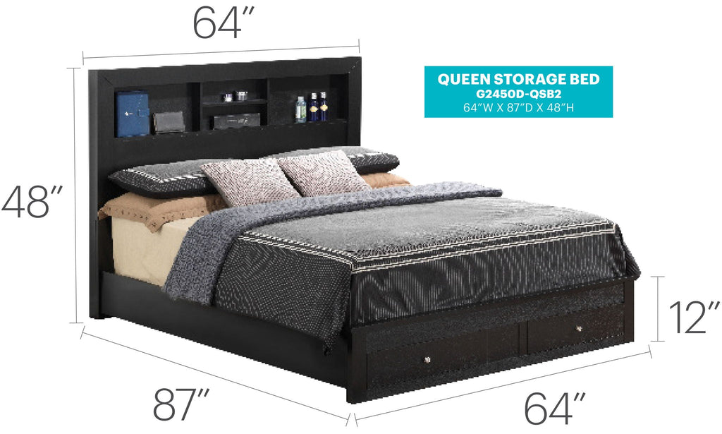Stylish Storage Bed For Modern Spaces by Unique Piece Furniture