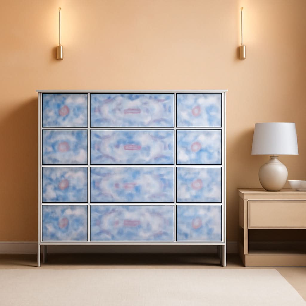 Kids Dresser With 12 Drawers White Finish For Nursery by ShipItFurniture