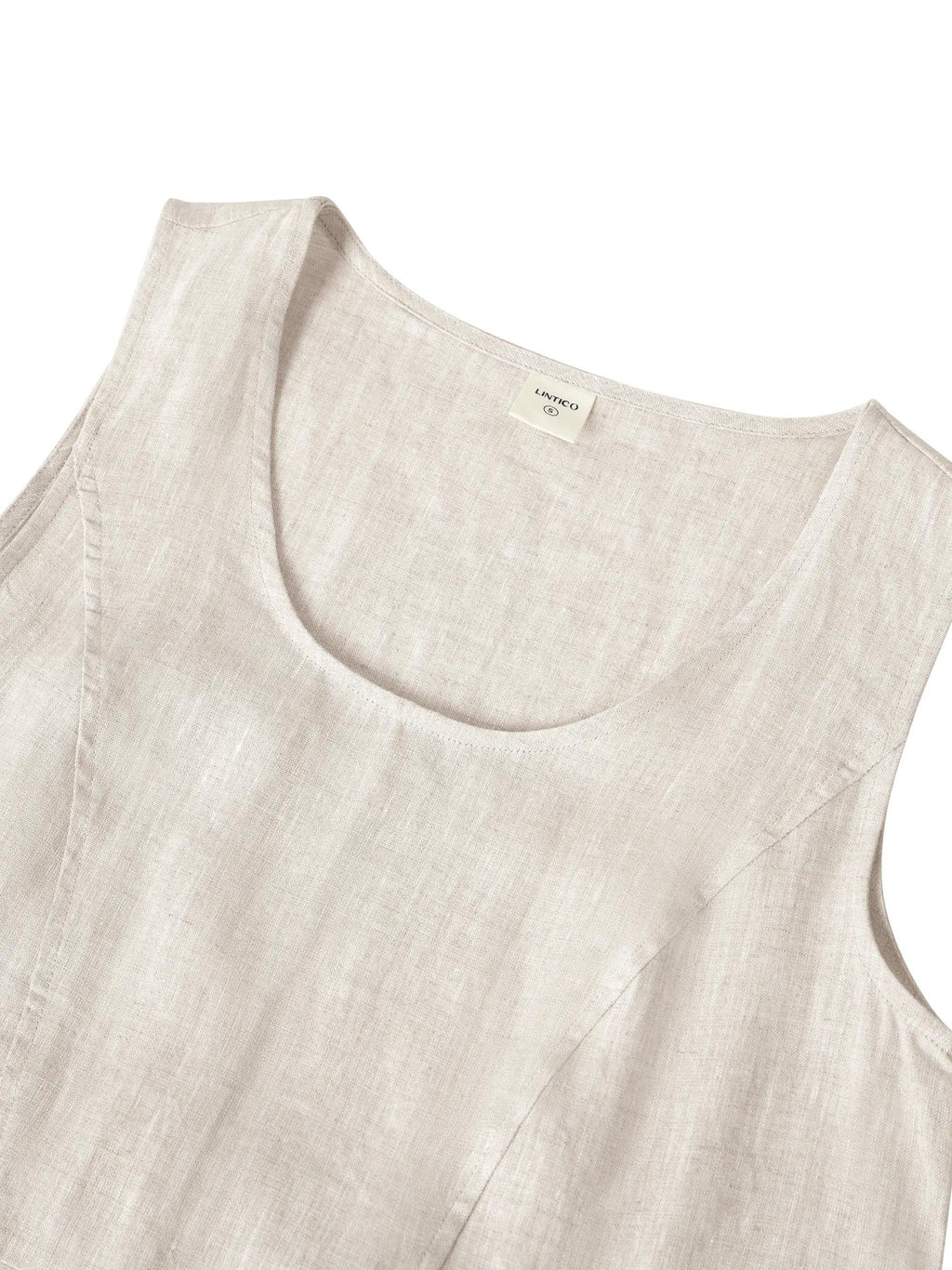 100% Linen Swing Beach Tank Dress GIANA by LINTICO