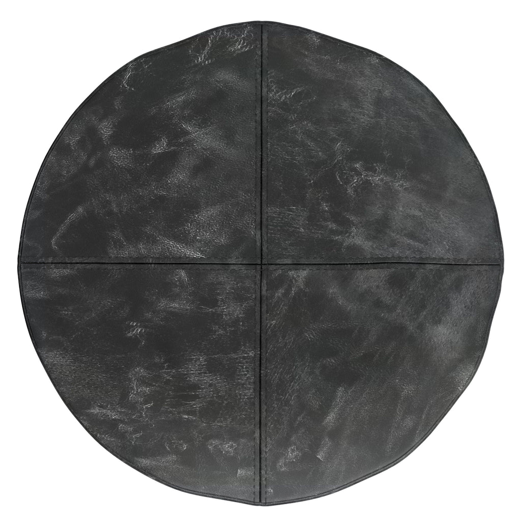 Connor - Handcrafted Round Pouf by Unique Piece Furniture