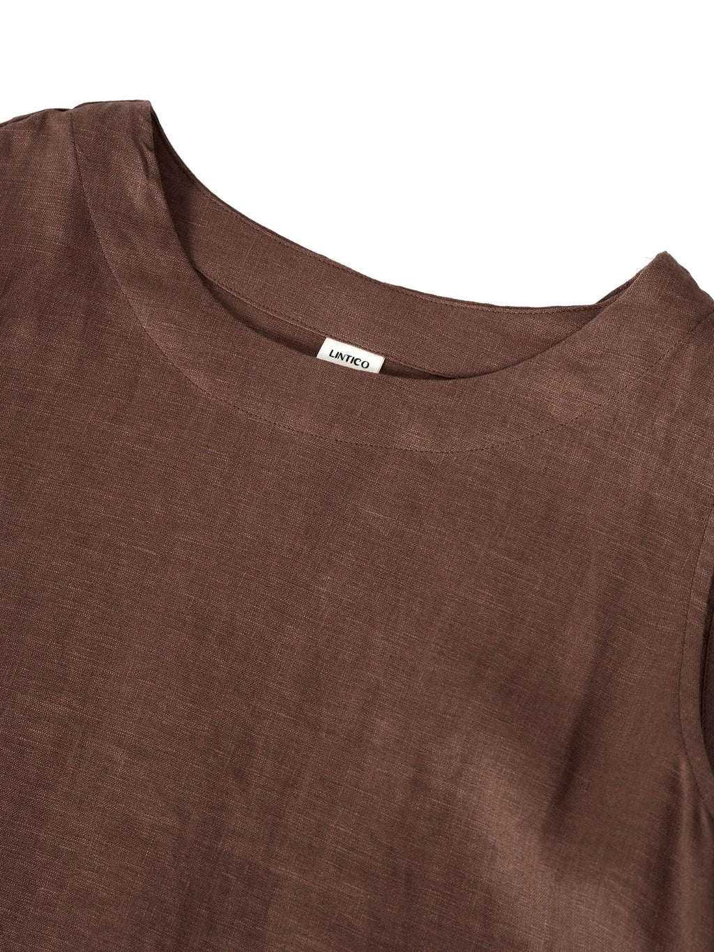 100% Linen Sleeveless Dress SIENNA by LINTICO